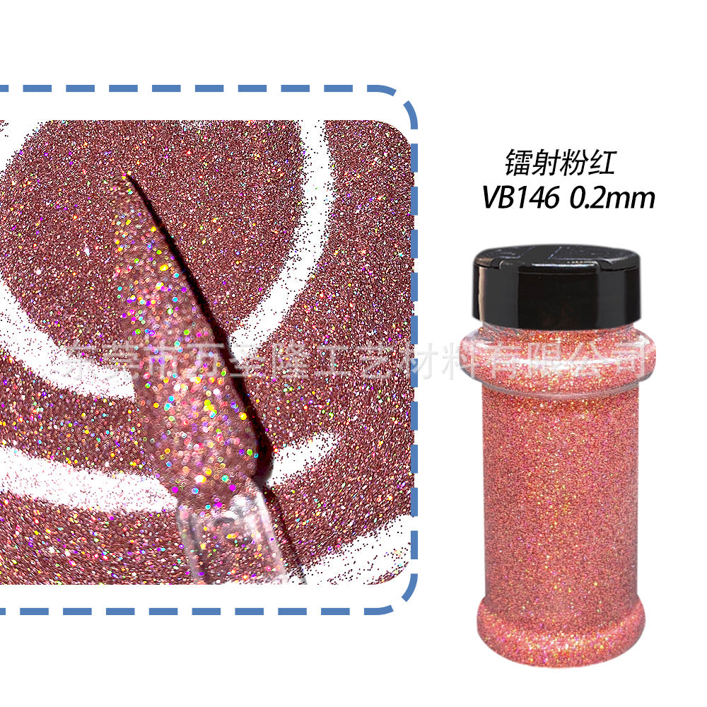 Wholesale Holographic Bottle Glitter Nail Art Colorful Sequins